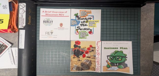 Zine Workshop at the Iron County Farmers Market